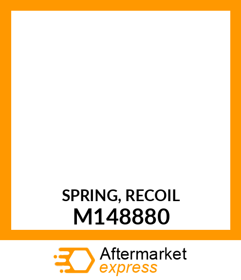 SPRING, RECOIL M148880