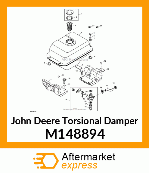 DAMPER, LOCATING M148894