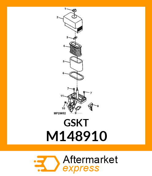 GASKET, AIR CLEANER M148910