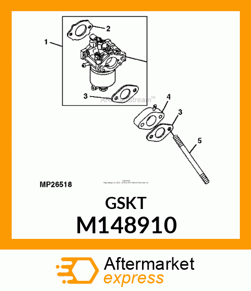 GASKET, AIR CLEANER M148910