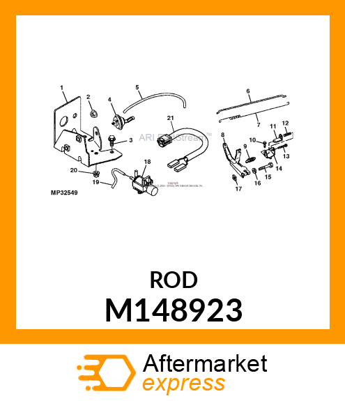 LINKAGE, THROTTLE M148923