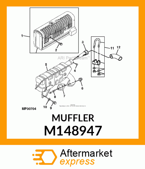 MUFFLER M148947