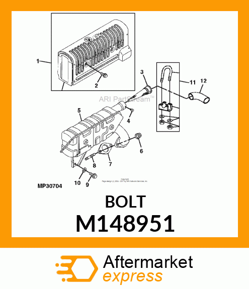 SCREW, HEX FLANGE M148951