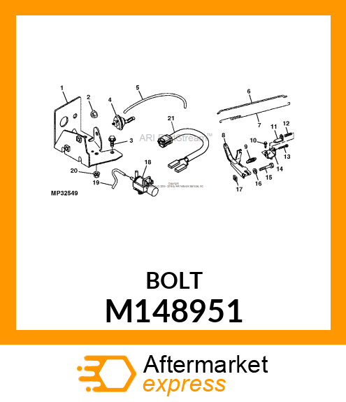 SCREW, HEX FLANGE M148951