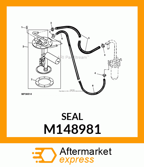 SEAL, FUEL TANK M148981