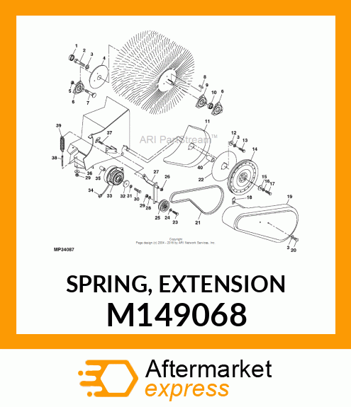 SPRING, EXTENSION M149068