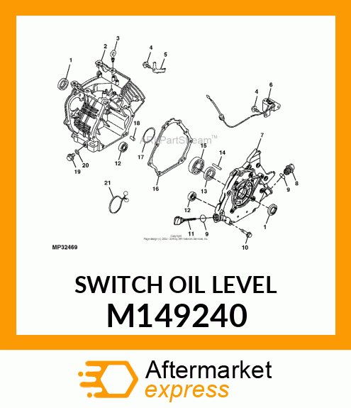 SWITCH, OIL LEVEL M149240