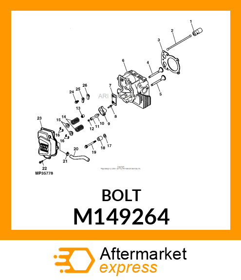 SCREW, HEX FLANGE M10X1.5X90 M149264