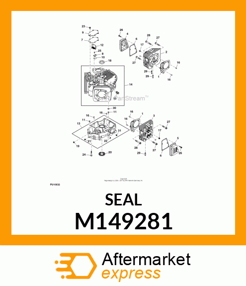 SEAL, OIL, SD 35X58X8 R HS M149281