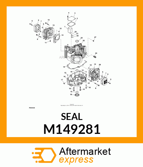 SEAL, OIL, SD 35X58X8 R HS M149281