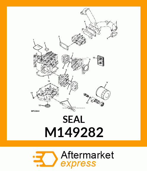 SEAL, OIL SD 35X62X8 L HS M149282