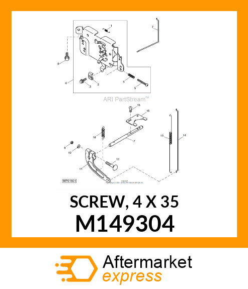 SCREW, 4 X 35 M149304