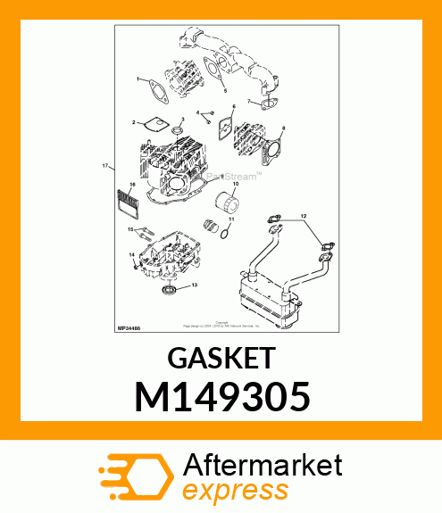 GASKET, INSULATOR M149305