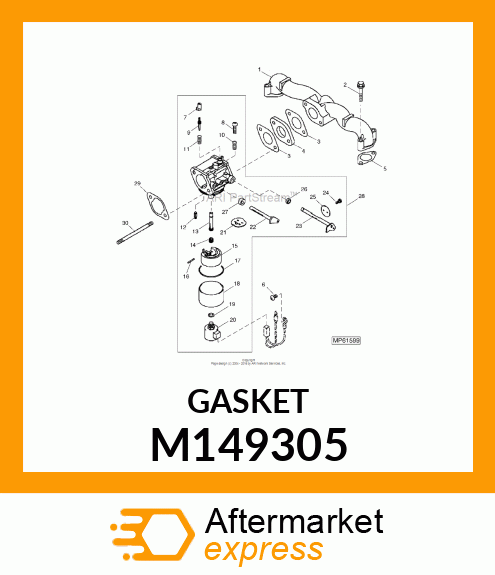 GASKET, INSULATOR M149305