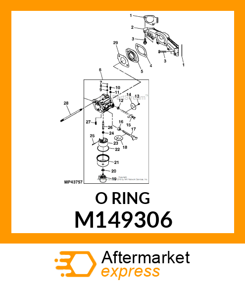 GASKET, CHAMBER M149306