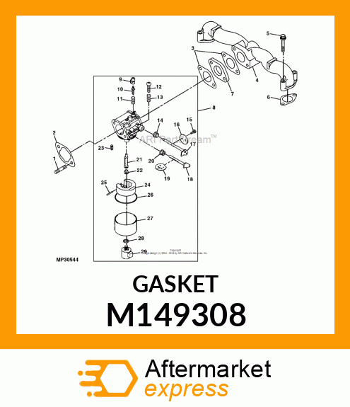 GAKSET, AIR CLEANER M149308