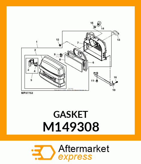 GAKSET, AIR CLEANER M149308