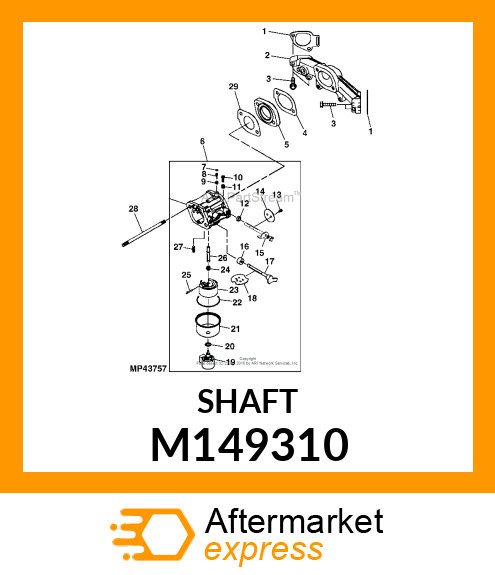 SHAFT M149310