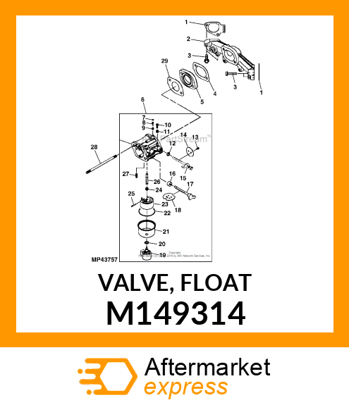 VALVE, FLOAT M149314