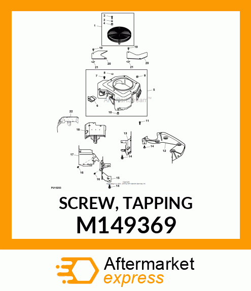 SCREW, TAPPING M149369