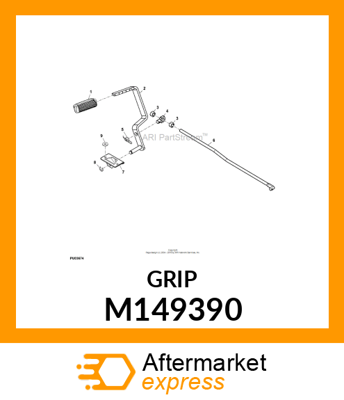 PAD, BRAKE PEDAL M149390