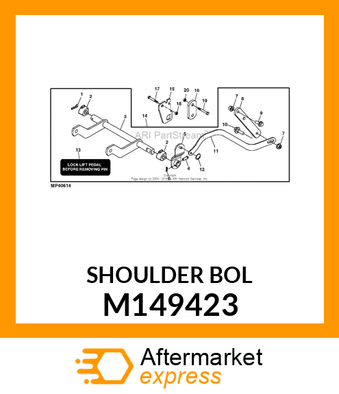 BOLT, SHOULDER M149423