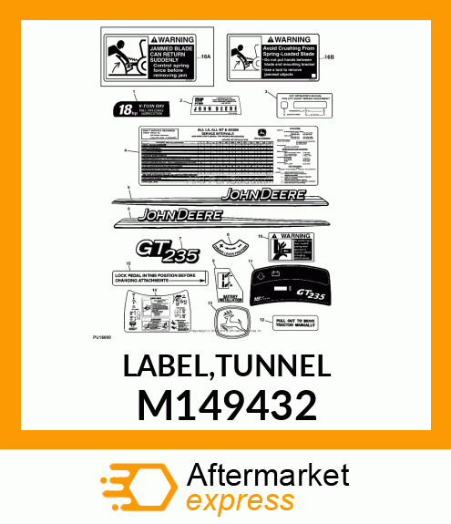 LABEL,TUNNEL M149432