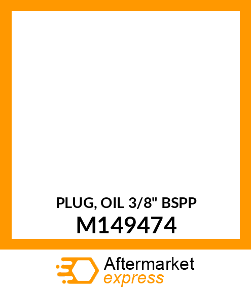 PLUG, OIL 3/8" BSPP M149474