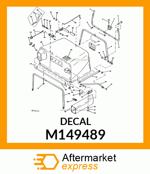 SAFETY SIGN, LABEL, WARNINGTHROWN M149489