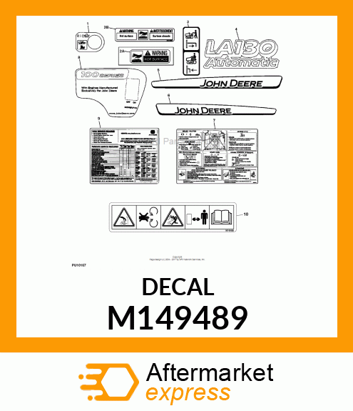 SAFETY SIGN, LABEL, WARNINGTHROWN M149489