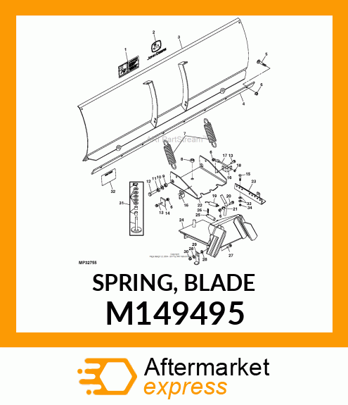 SPRING, BLADE M149495