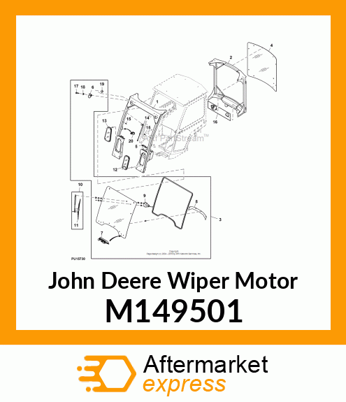 MOTOR, WIPER M149501