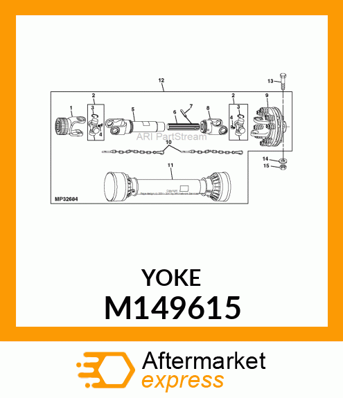 YOKE, INNER SHAFT M149615