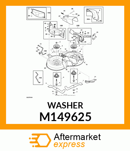 WASHER, BLADE M149625