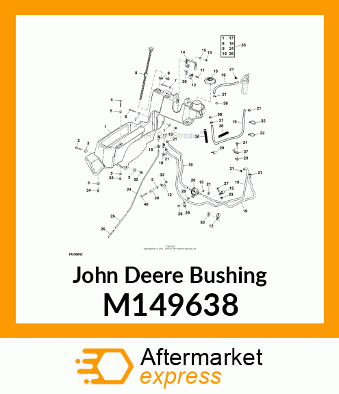 BUSHING, BUSHING, FUEL TANK M149638