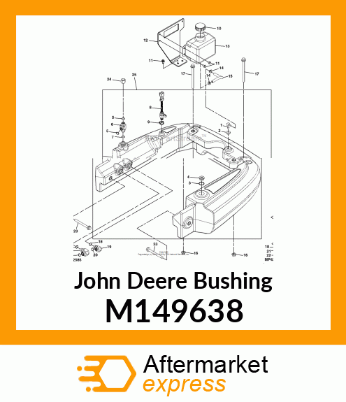 BUSHING, BUSHING, FUEL TANK M149638