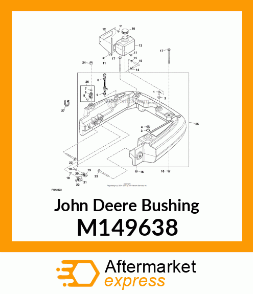 BUSHING, BUSHING, FUEL TANK M149638