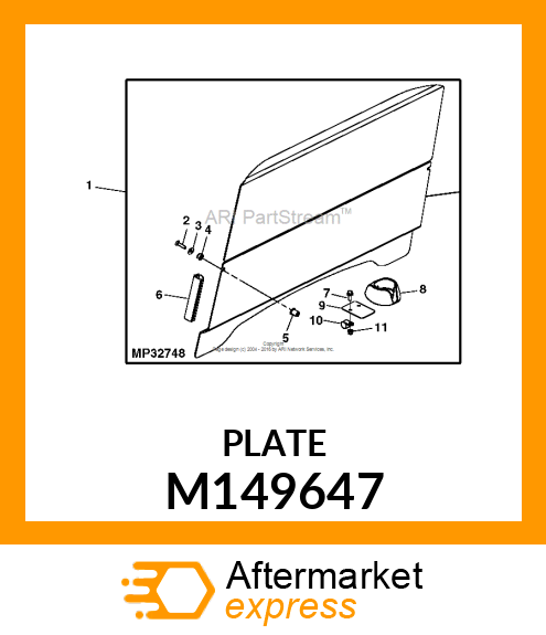 PLATE, CUP HOLDER M149647