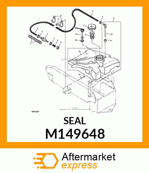 BUSHING, RUBBER M149648