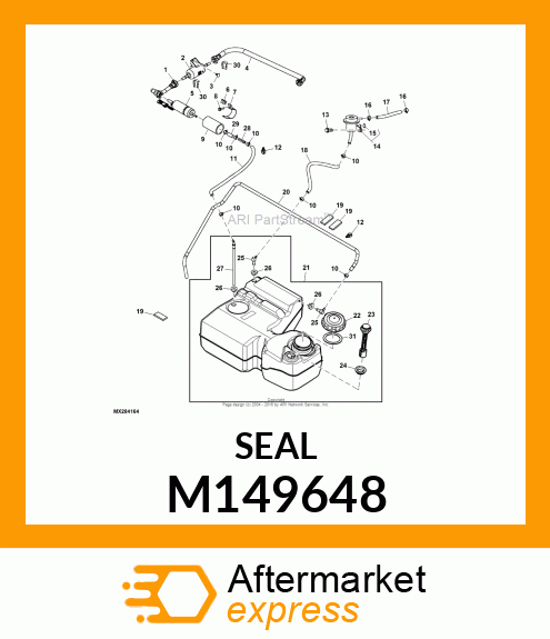 BUSHING, RUBBER M149648