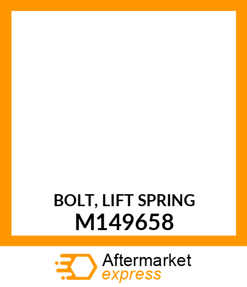 BOLT, LIFT SPRING M149658