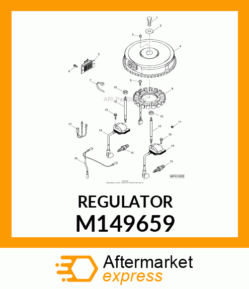 VOLTAGE REGULATOR M149659