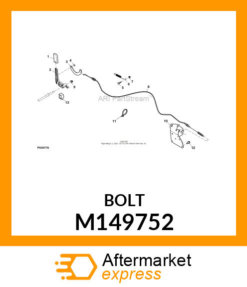 BOLT, SHOULDER M149752