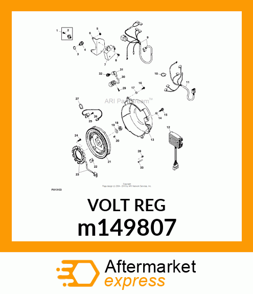 VOLTAGE REGULATOR m149807