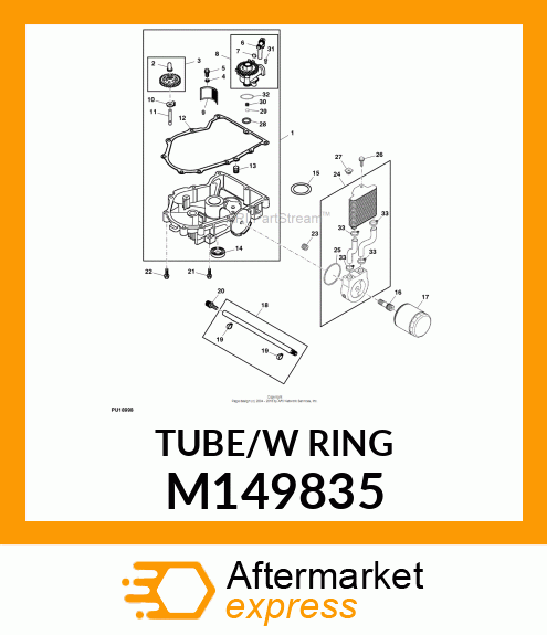 TUBE, OIL PICKUP M149835