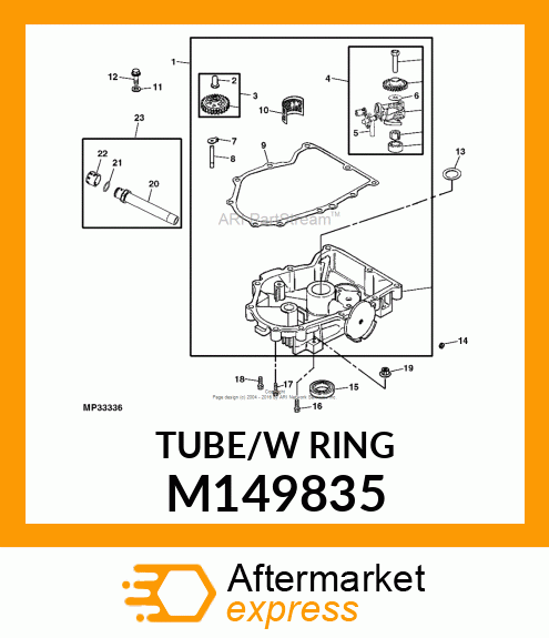 TUBE, OIL PICKUP M149835