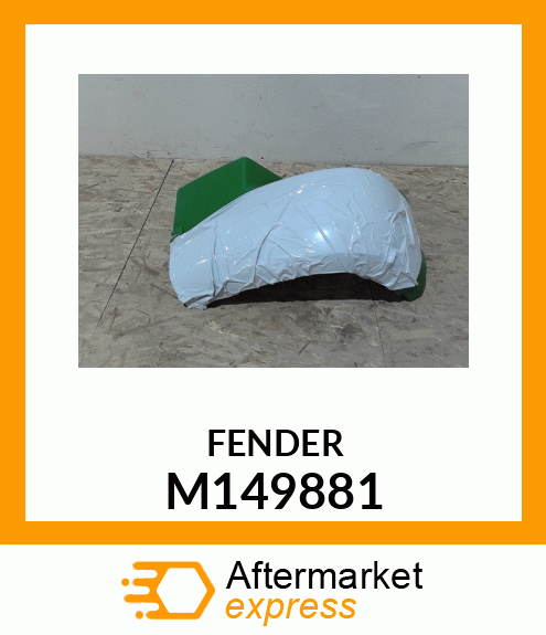 FENDER, REAR LH JD GREEN M149881