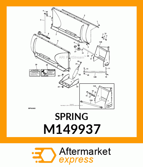 SPRING, BLADE M149937