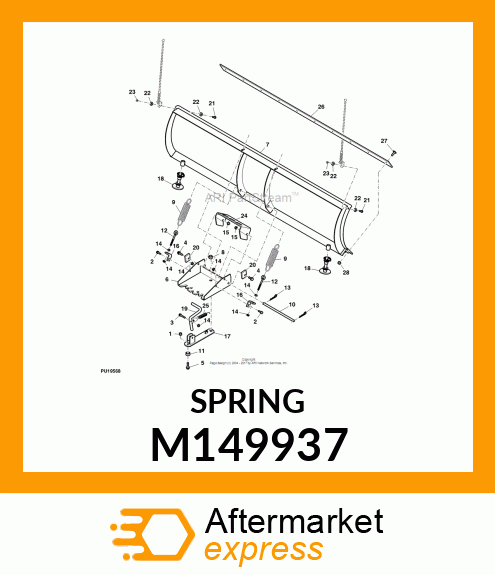 SPRING, BLADE M149937