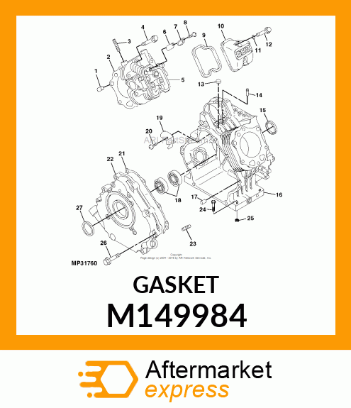 GASKET, GASKET M149984